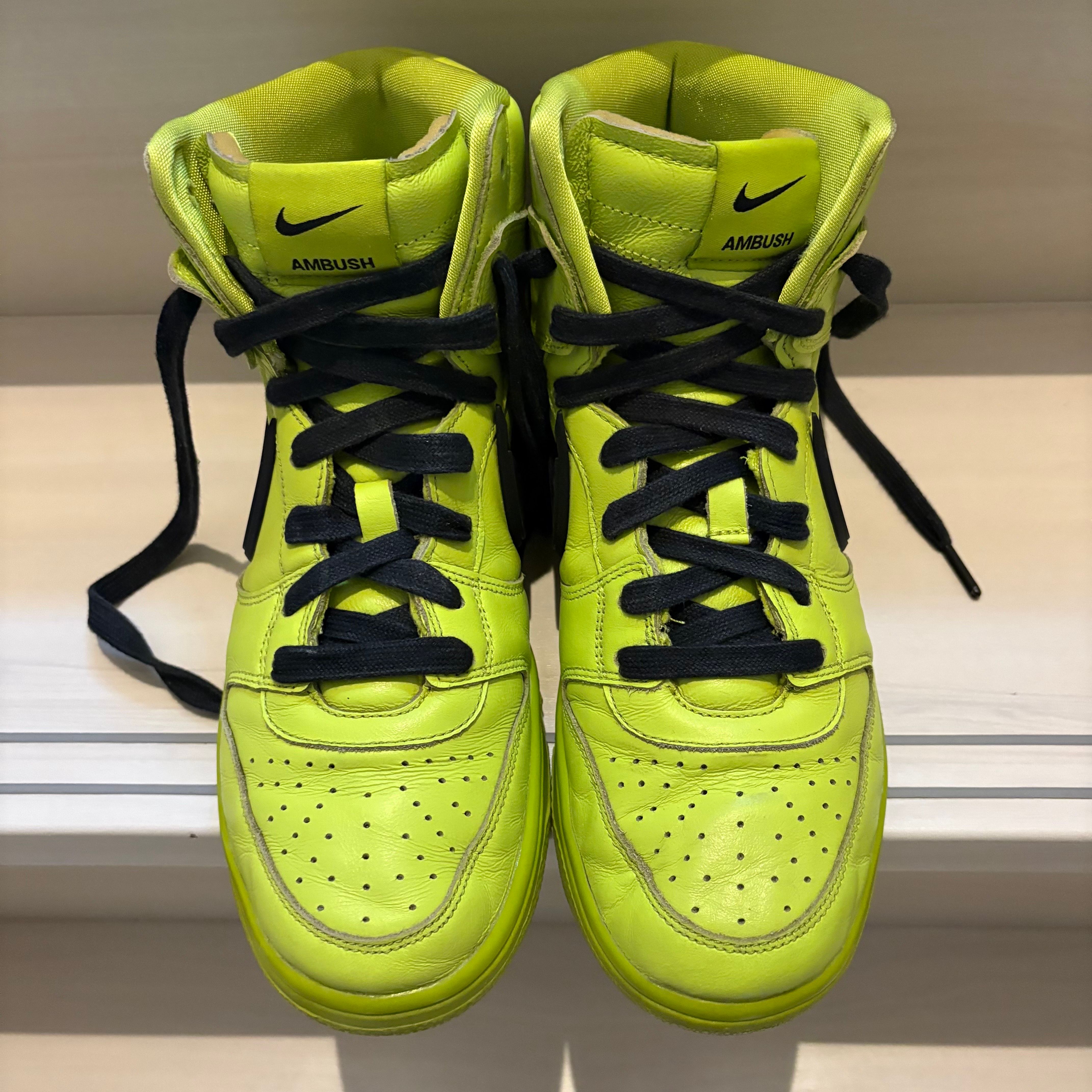 AMBUSH × NIKE DUNK HIGH "FLASH LIME"