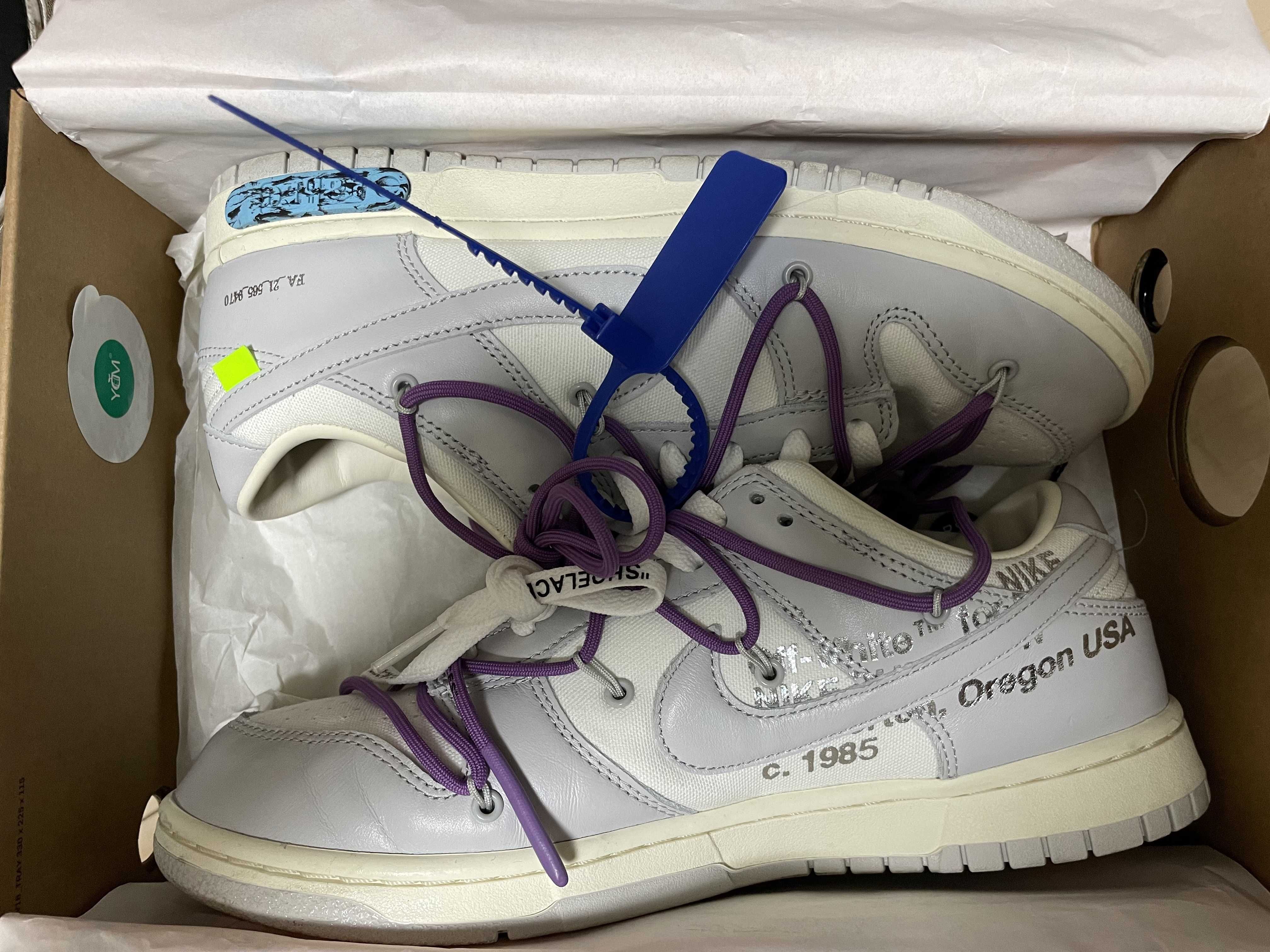 Off-White × Nike Dunk Low 1 of 50 "Lot.48" 