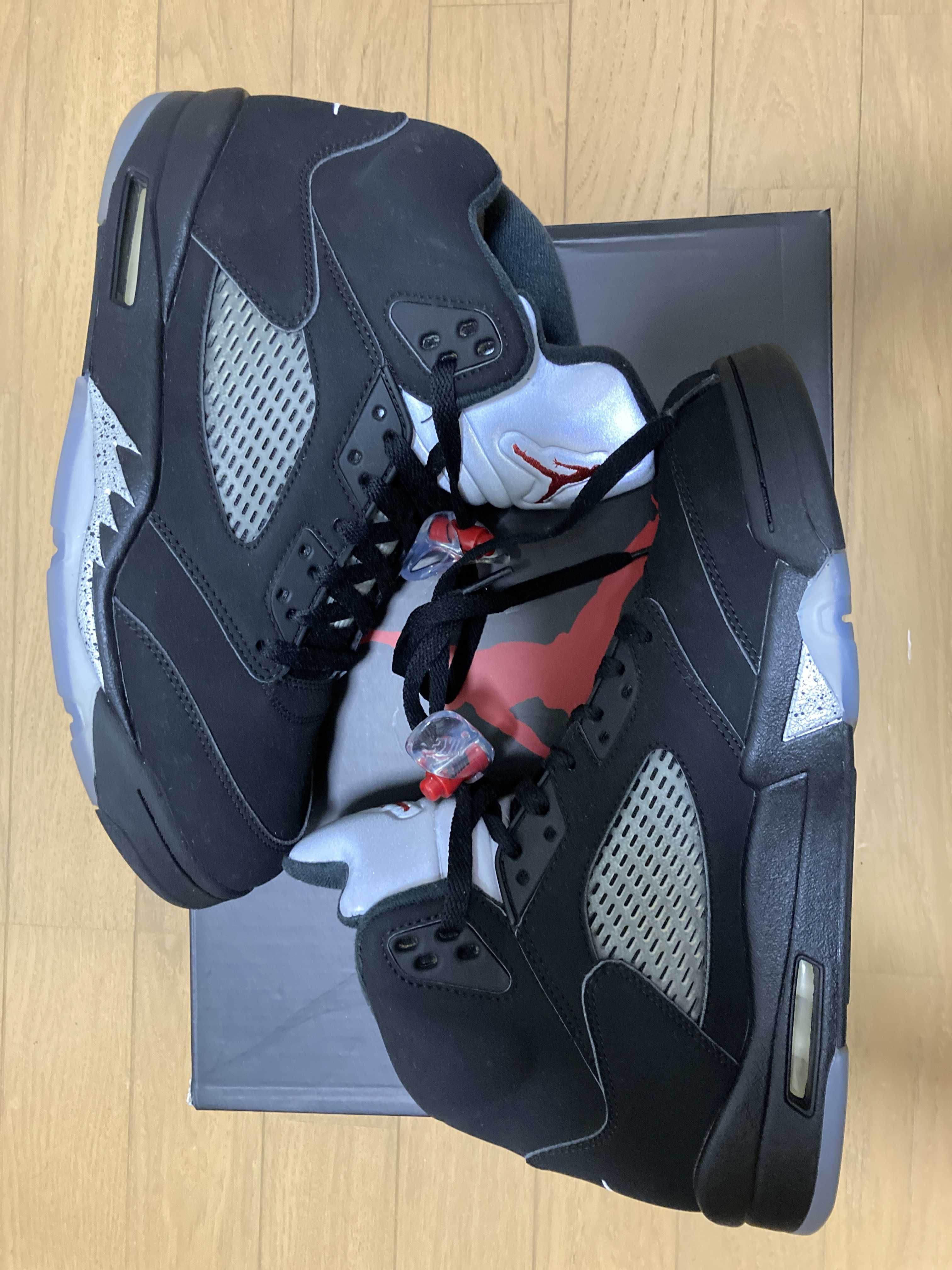 Nike Air Jordan 5 Retro OG "Black/Fire Red/Metallic Silver/White" (2016)