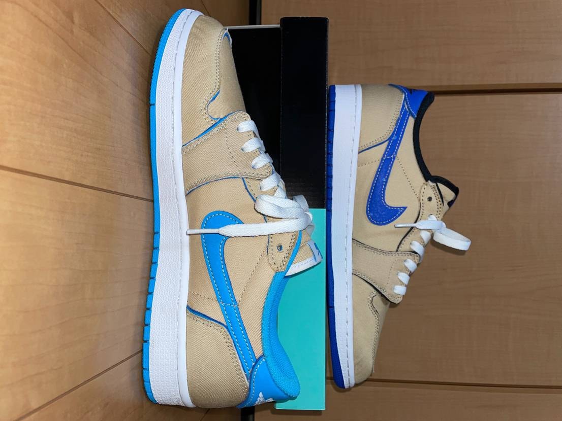 Nike SB Air Jordan 1 Low "Desert Ore/Royal Blue" 