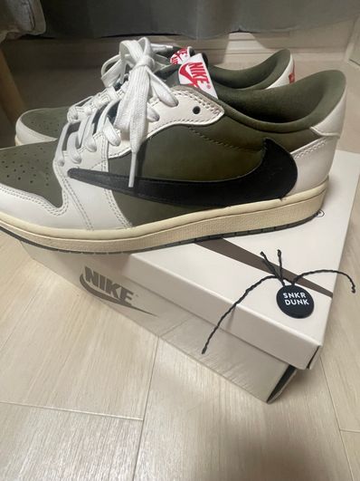 Travis Scott × Nike Air Jordan 1 Low OG SP "Reverse Olive"