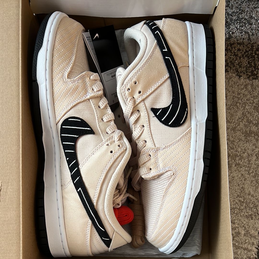 Albino & Preto × Nike SB Dunk Low Pro QS "Pearl White"