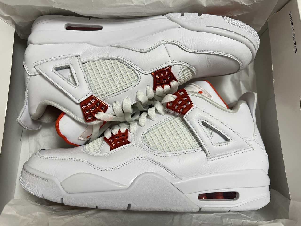 Nike Air Jordan 4 Retro "White/Team Orange"