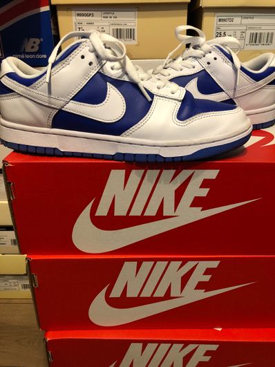 Nike Dunk Low Retro "Racer Blue and White"