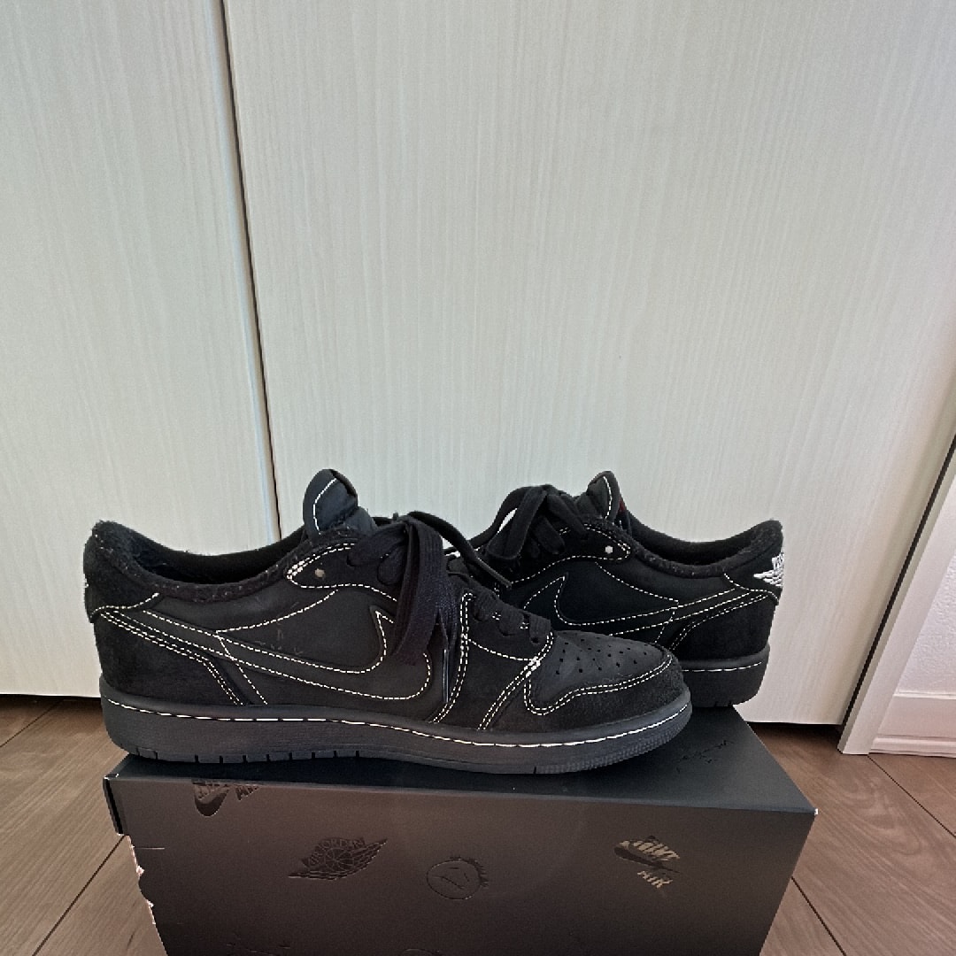 Travis Scott × Nike Air Jordan 1 Low OG SP "Black Phantom"