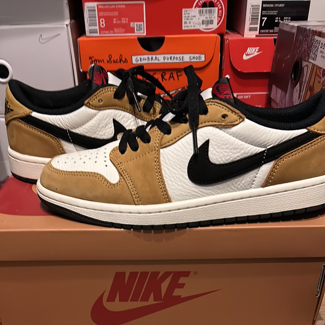 Nike Air Jordan 1 Low OG "Rookie of the Year/Sail and Golden Harvest"