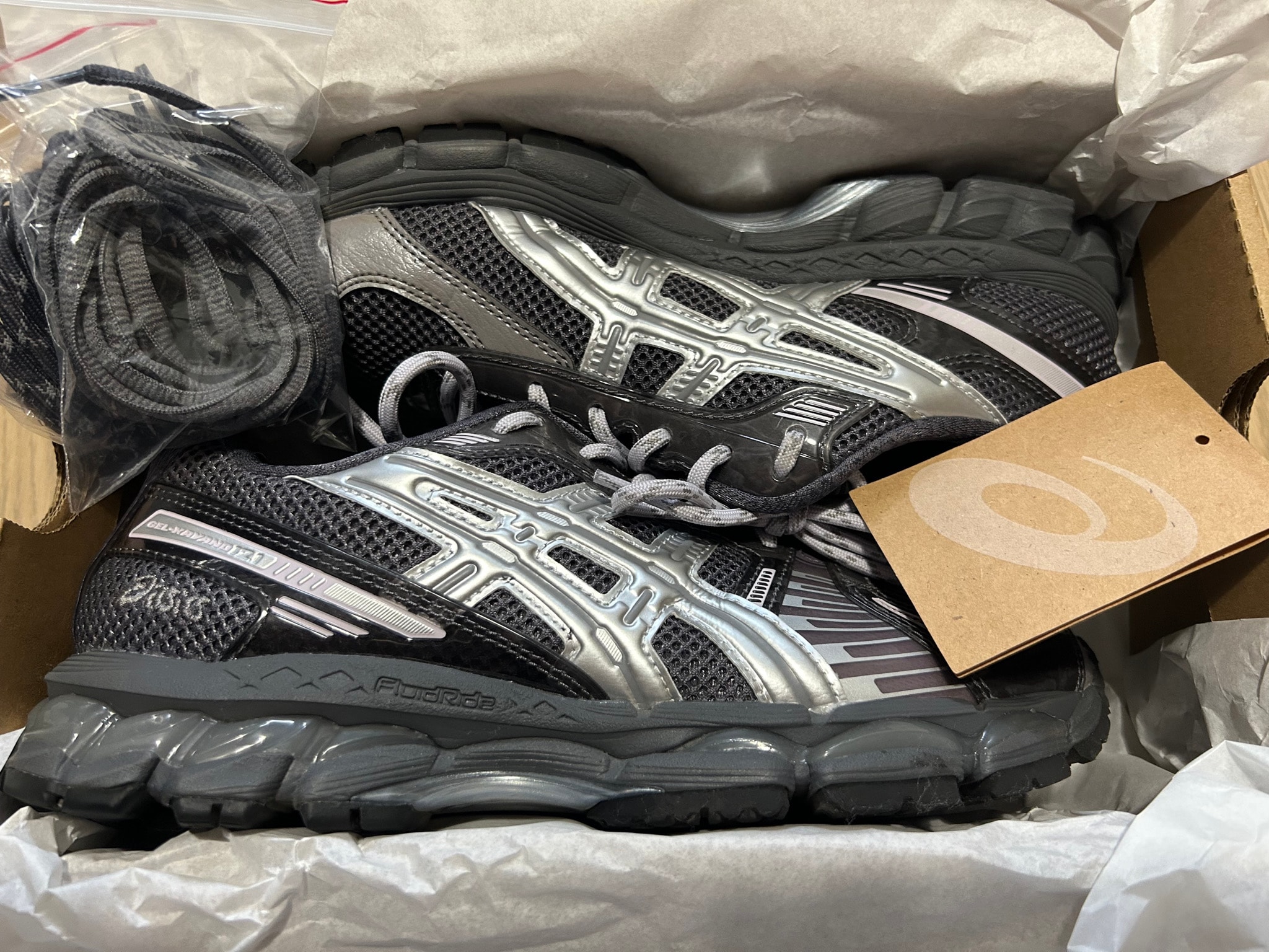 KITH Ronnie Fieg × Asics Gel-Kayano 12.1 "Tornado/Pure Silver"