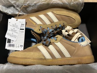 Wales Bonner × adidas Nylon Samba "Desert/Wonder White/Ash Blue"