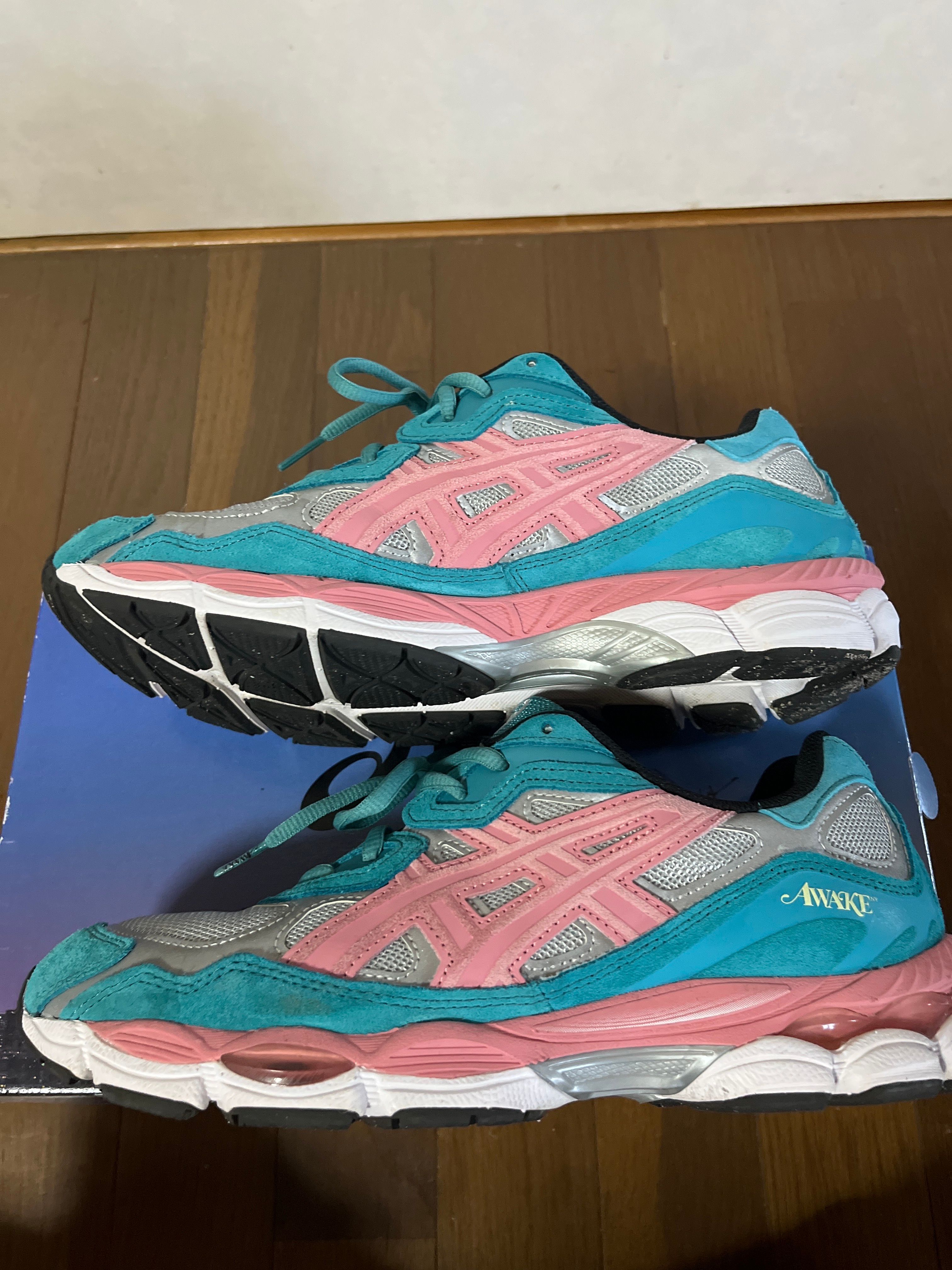 Awake NY × Asics Gel-NYC "Pure Silver/Green Blue Slate"