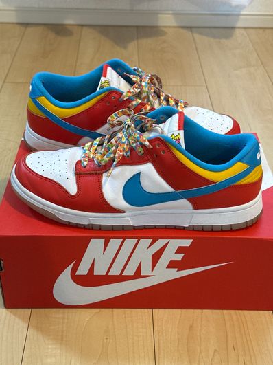 FRUiTY PEBBLESTM × Nike Dunk Low QS "Habanero Red/Dark Sulfur/Laser Blue"