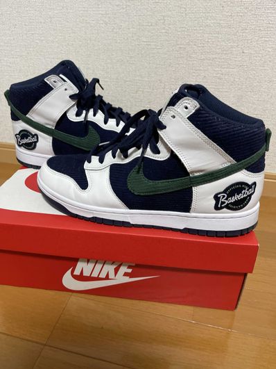 Nike Dunk High EMB "College Navy"
