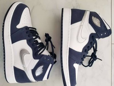 Nike GS Air Jordan 1 High OG CO.JP "Midnight Navy" (2020)(ブリーフケースなし)
