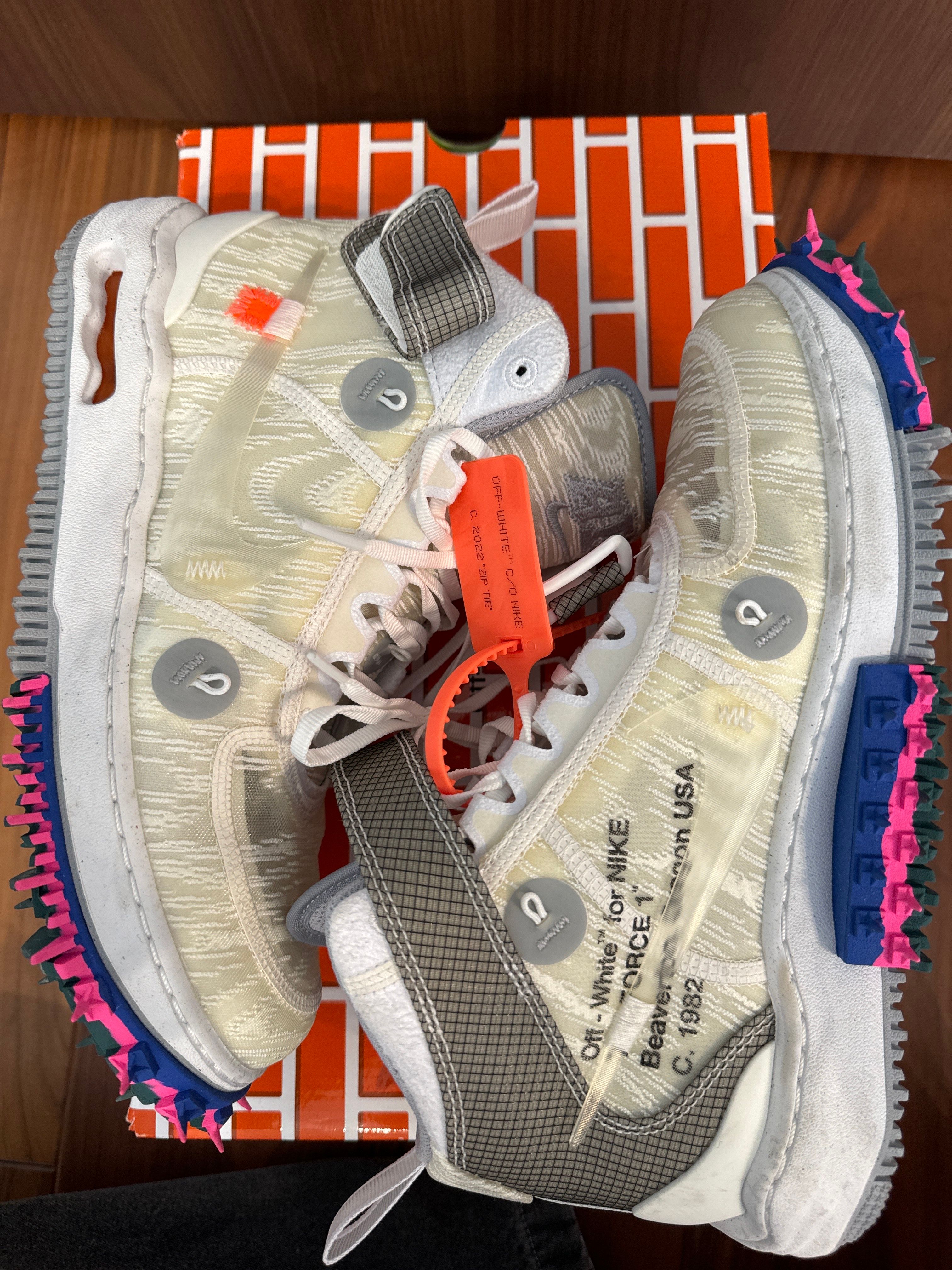 Off-White × Nike Air Force 1 Mid "White"