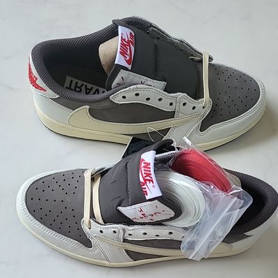 Travis Scott × Nike Air Jordan 1 Low OG SP "Reverse Mocha/Sail and Ridgerock"