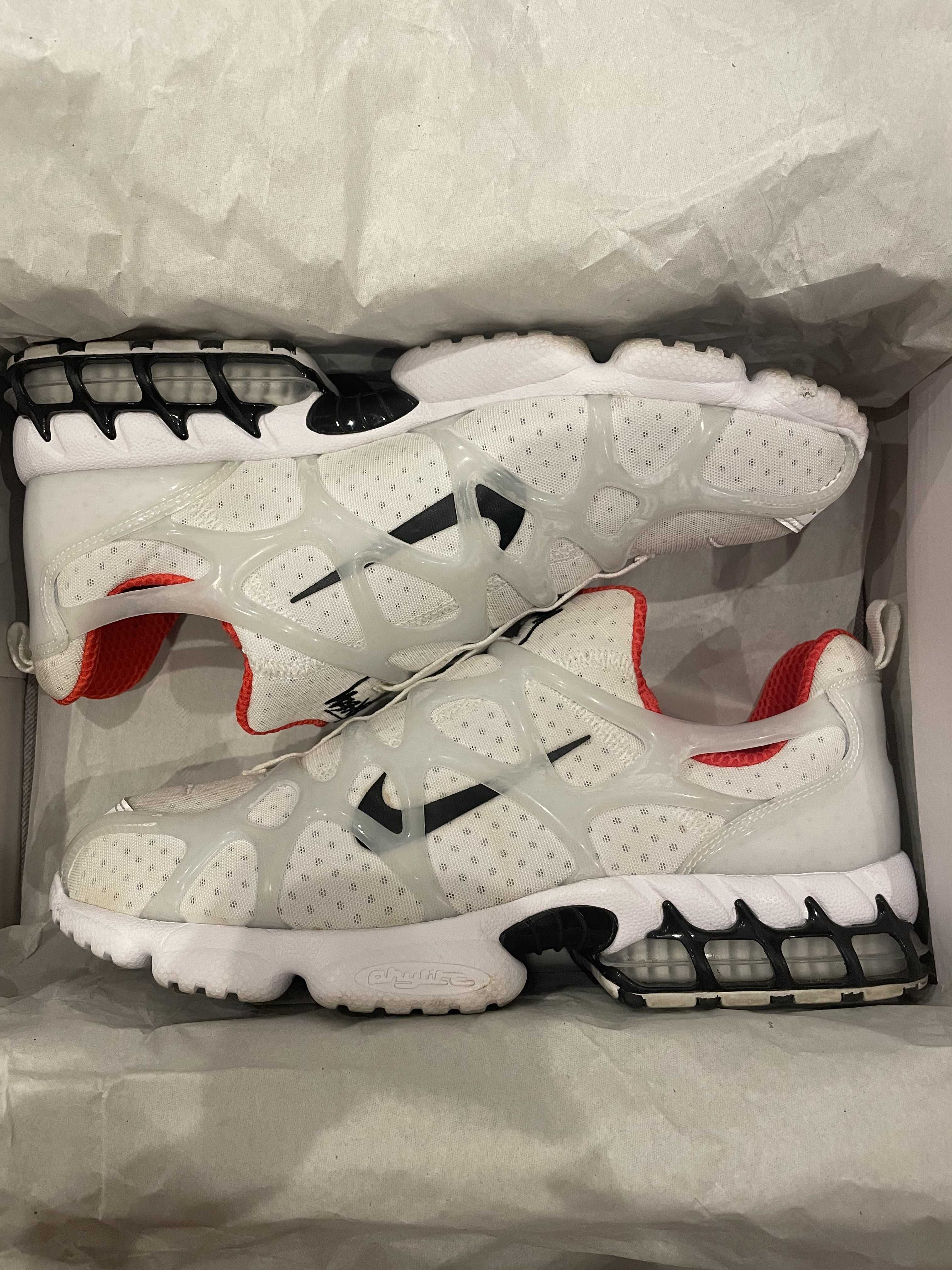 Stussy × Nike Air Zoom Kukini "White/Red"