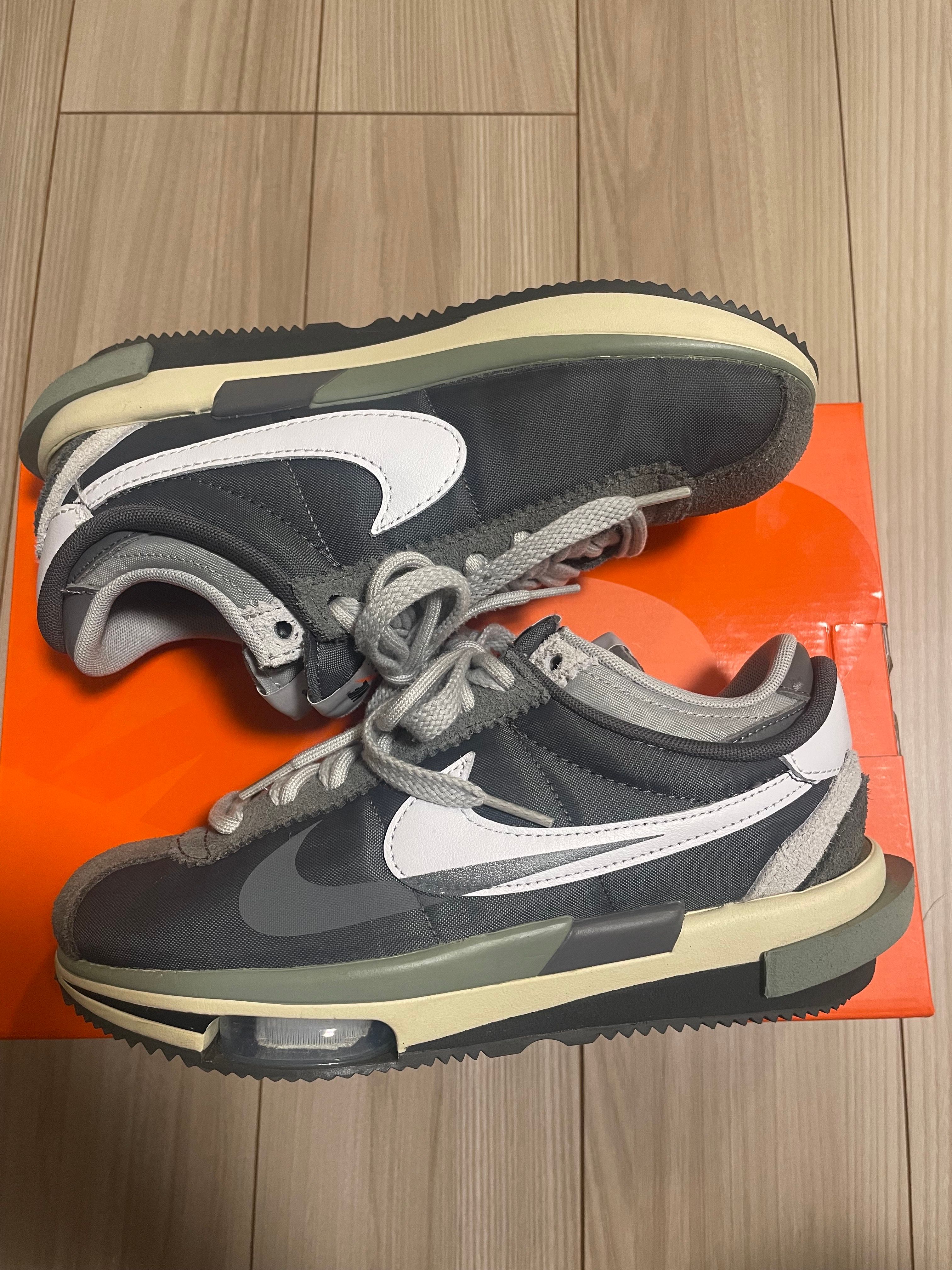 sacai × Nike Zoom Cortez "Iron Grey"