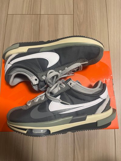 sacai × Nike Zoom Cortez "Iron Grey"