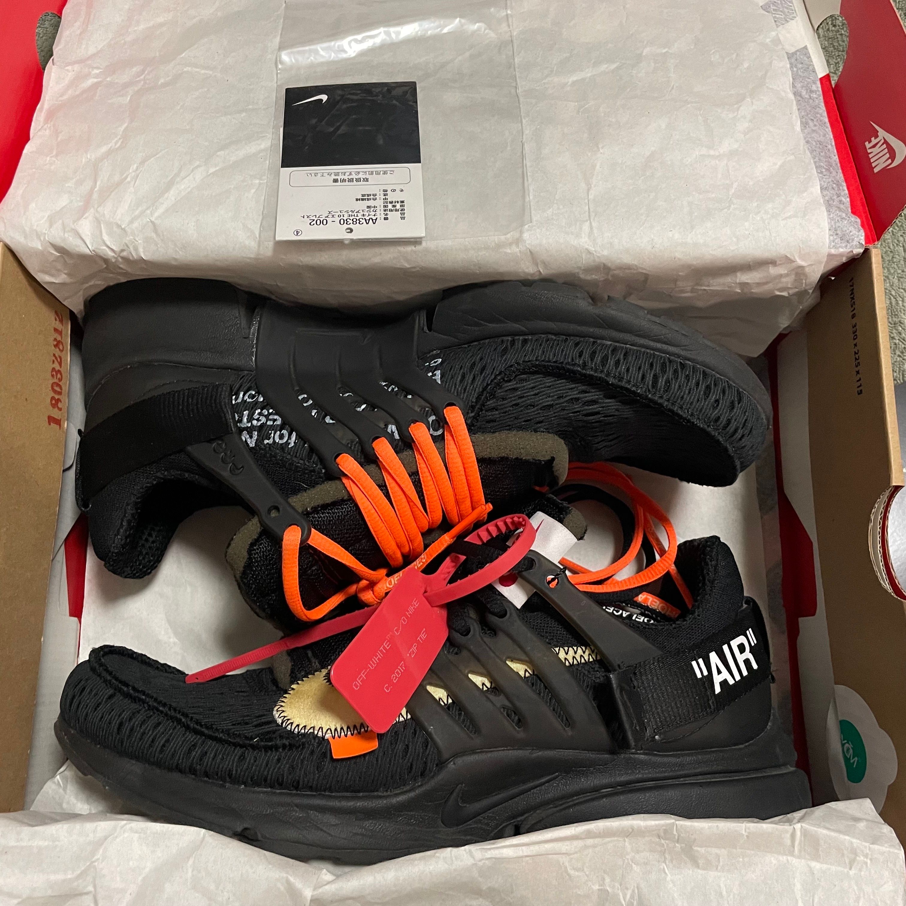 Off-White × Nike Air Presto "Black"