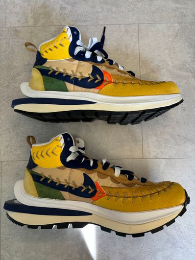 Jean-Paul Gaultier × sacai × Nike VaporWaffle "Sesame/Multi Color"