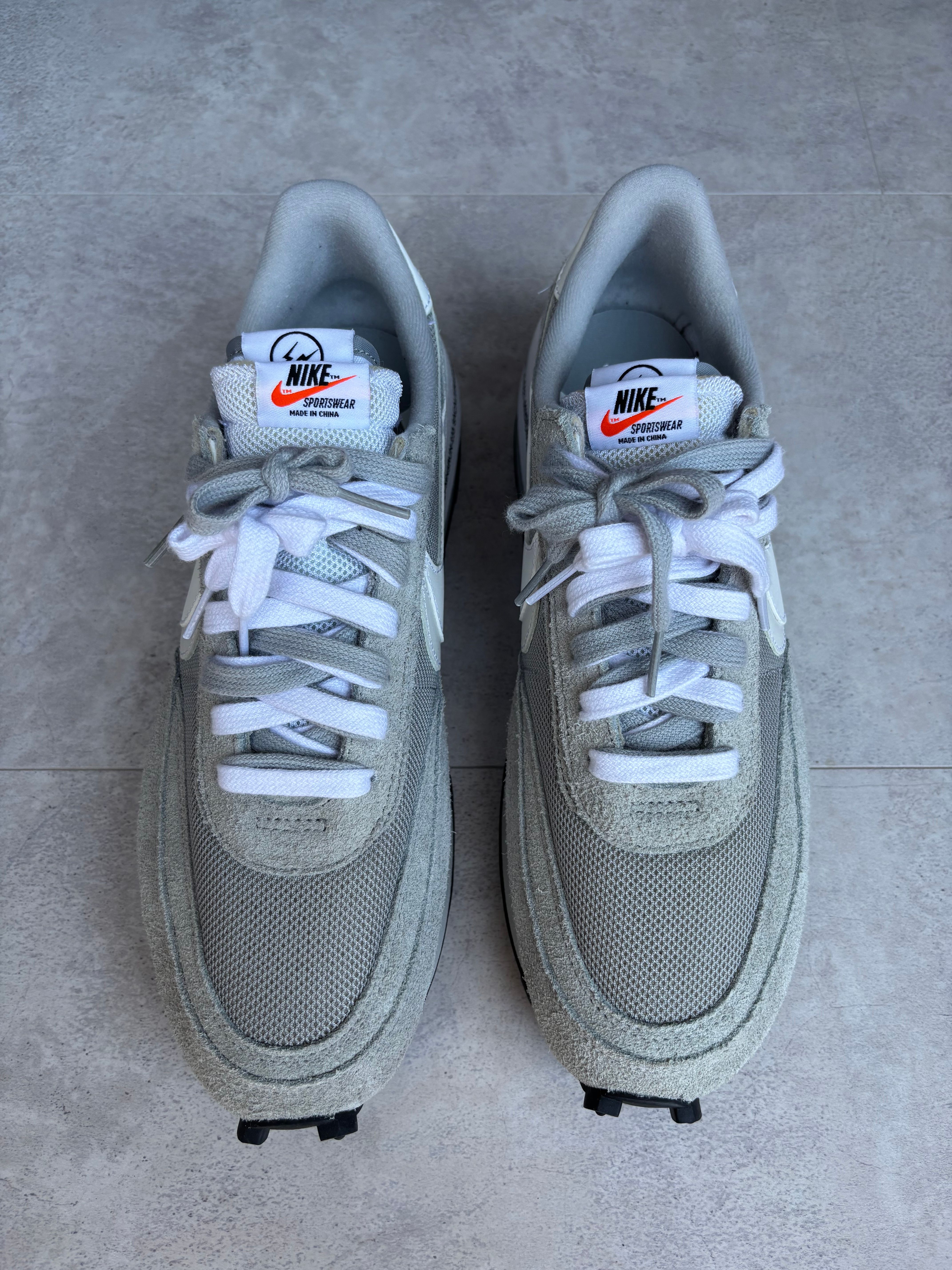 Fragment × sacai × Nike LD Waffle "Light Smoke Grey"