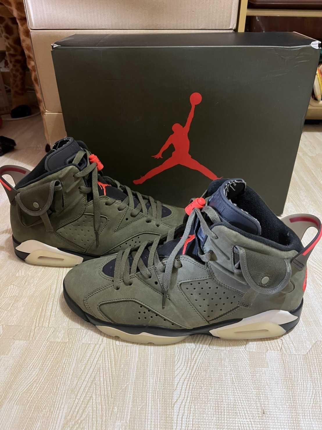 Travis Scott × Nike Air Jordan 6 Retro "Medium Olive"