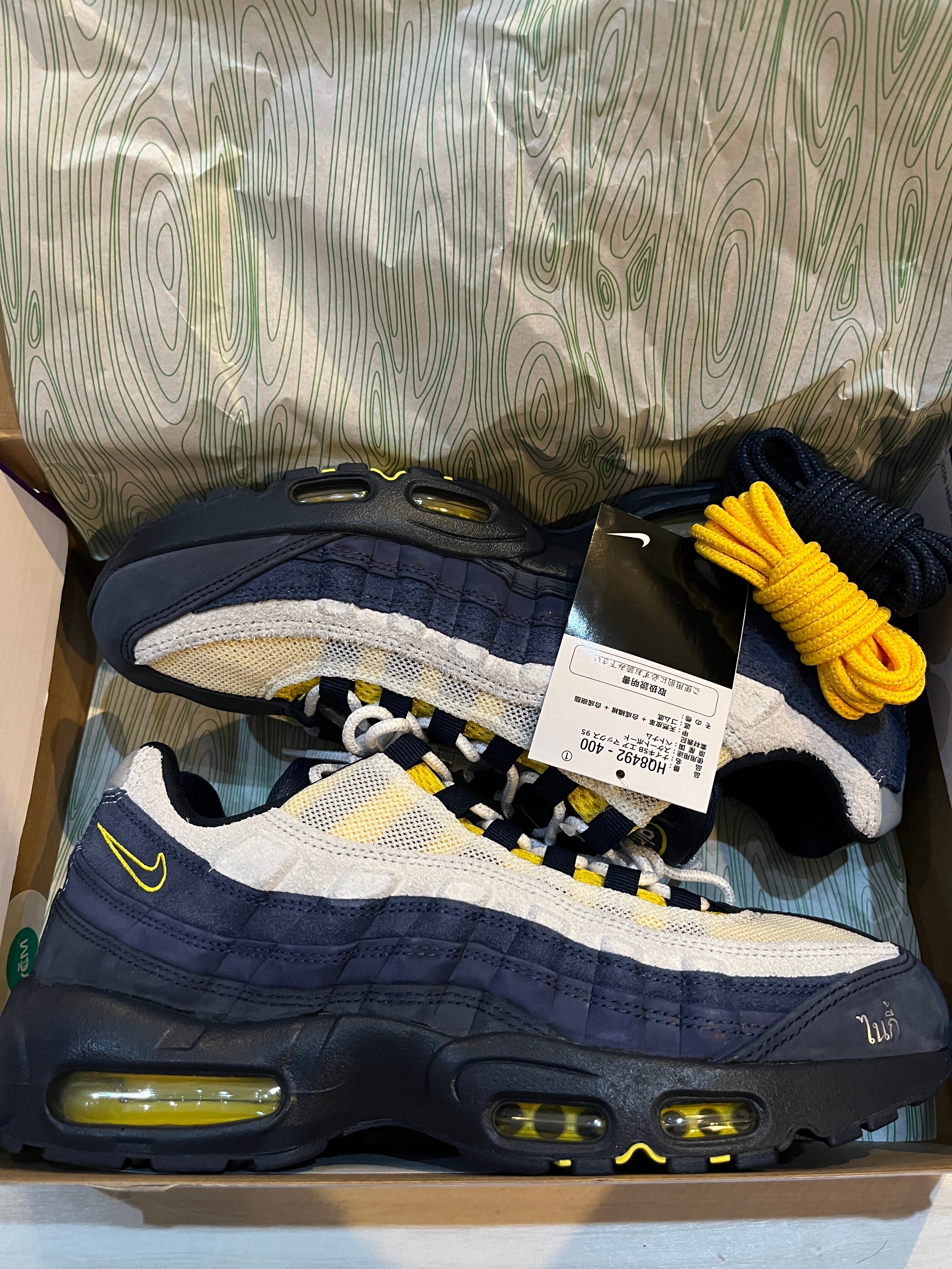 Eric Koston × Nike SB Air Max 95 "Obsidian and Speed Yellow"