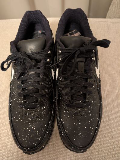 Slawn × Nike Air Max 90 "Black/Black/White"