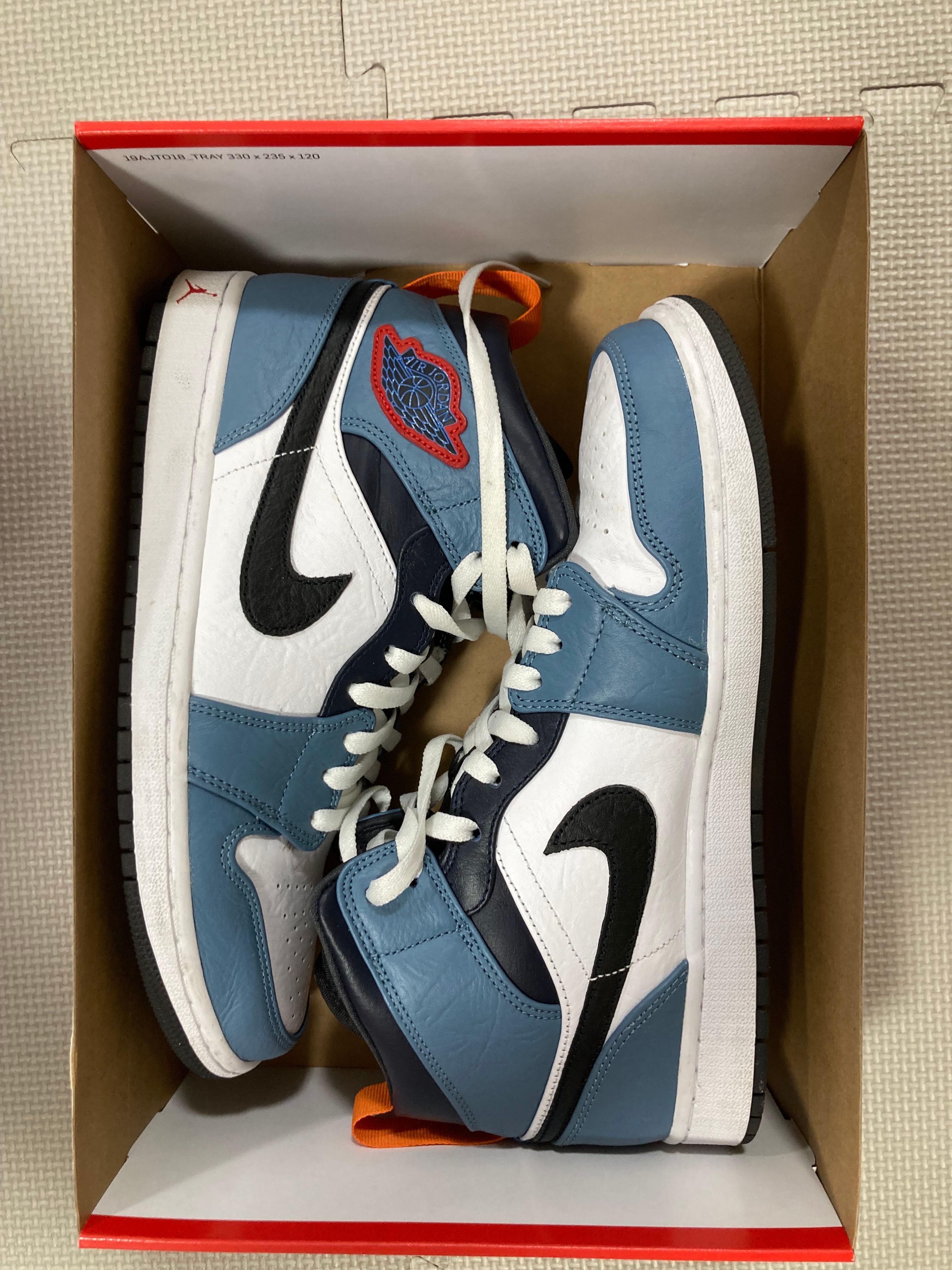 FACETASM × Nike Air Jordan 1 Mid "White/Navy"