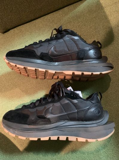 sacai × Nike VaporWaffle "Black Gum"