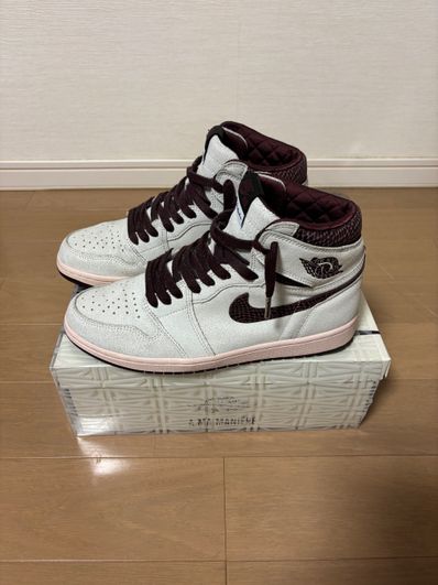 A Ma Maniere × Nike Air Jordan 1 Retro High OG "Sail and Burgundy"