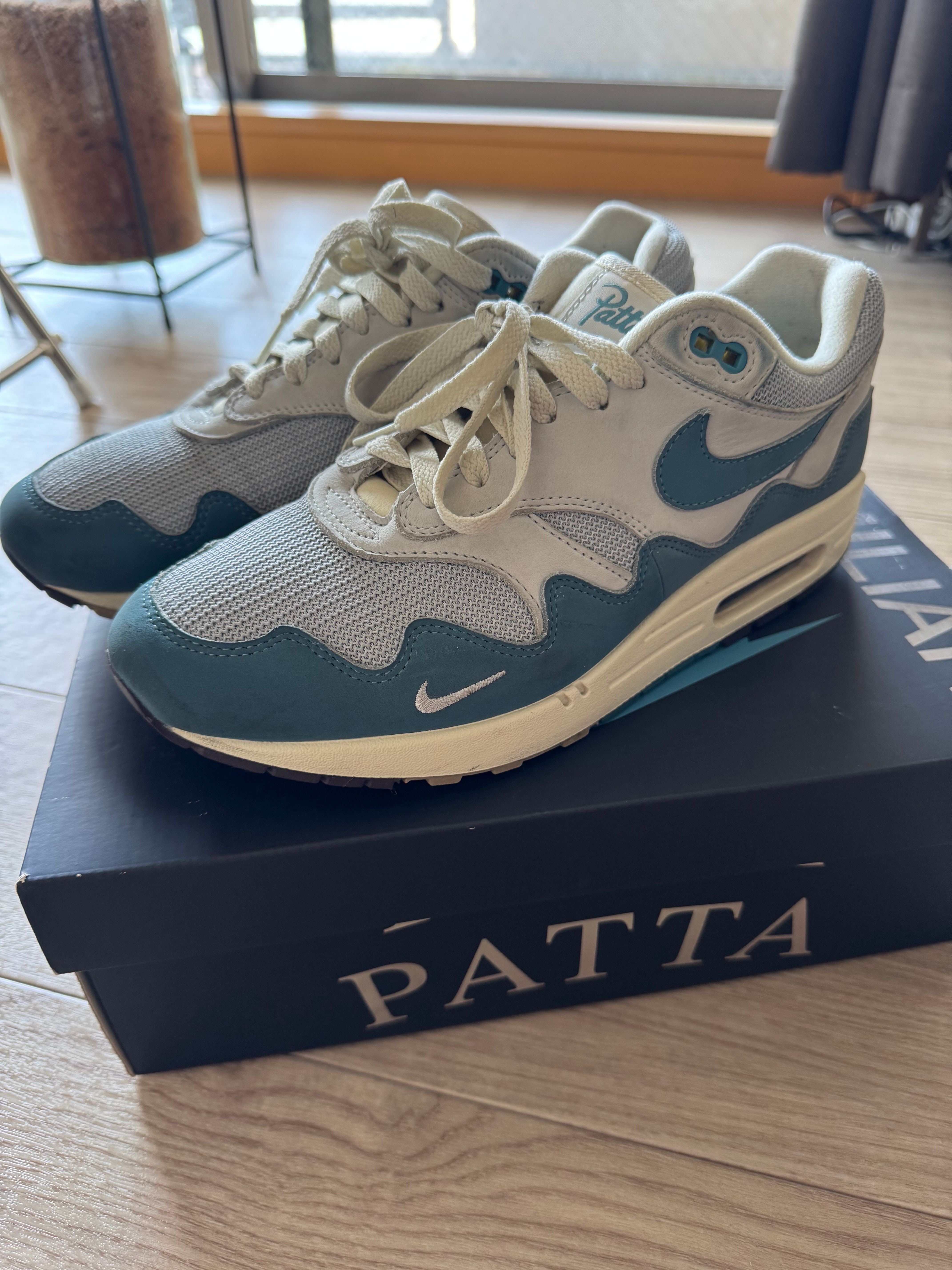 Patta × Nike Air Max 1 "Noise Aqua"