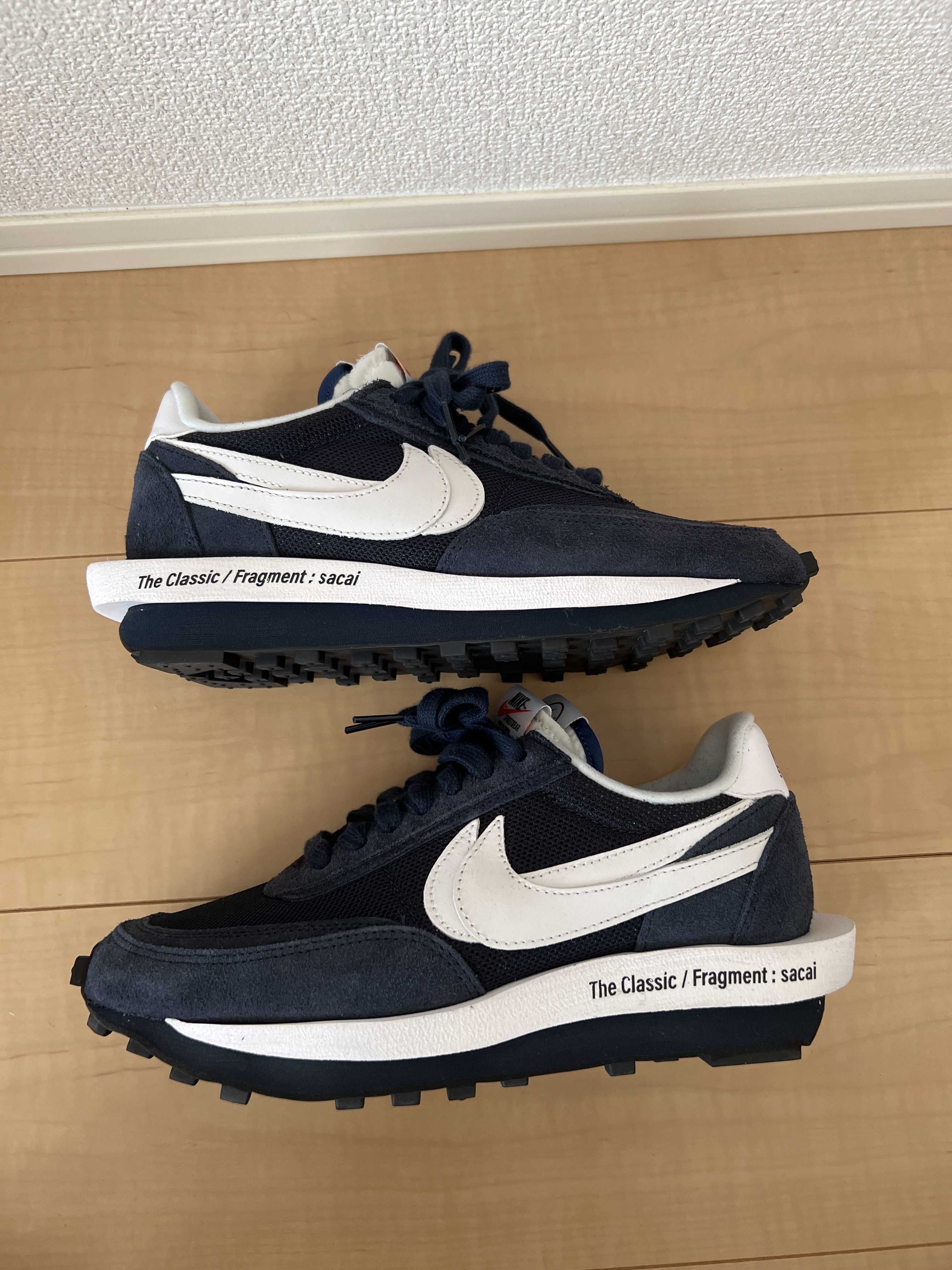 Fragment × sacai × Nike LD Waffle "Blackended Blue"