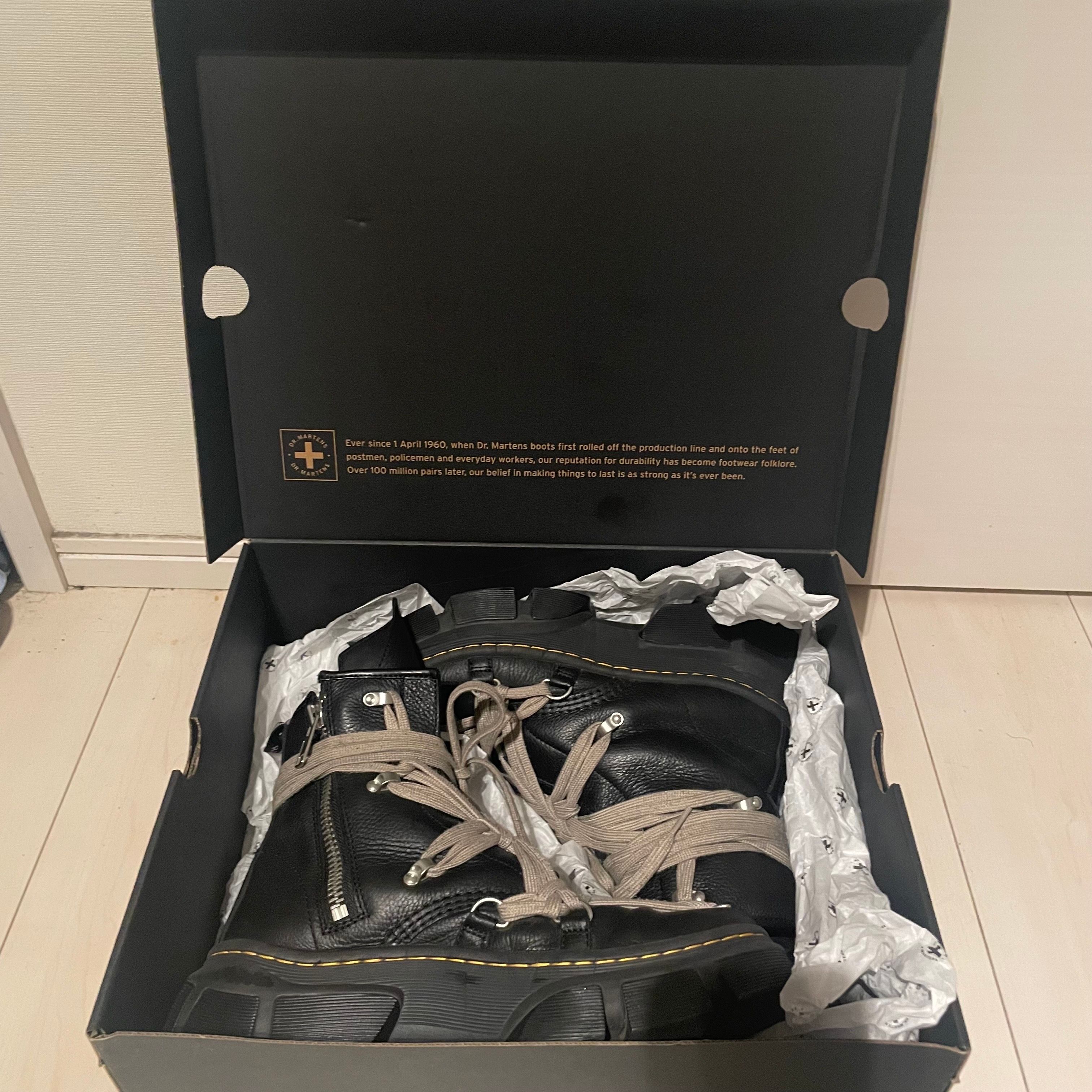 Rick Owens × Dr.Martens 1460 DMXL Mega Lace Boot "Black"