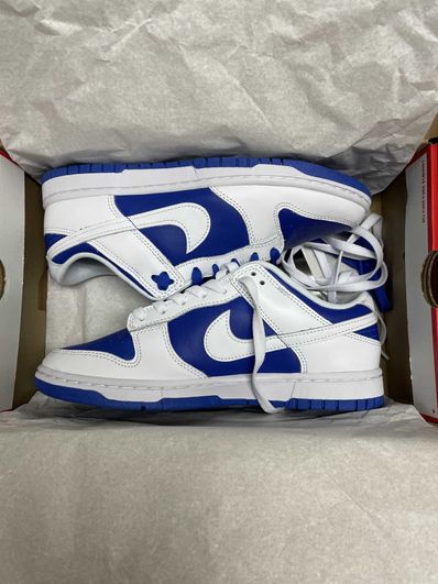 Nike Dunk Low Retro "Racer Blue and White"