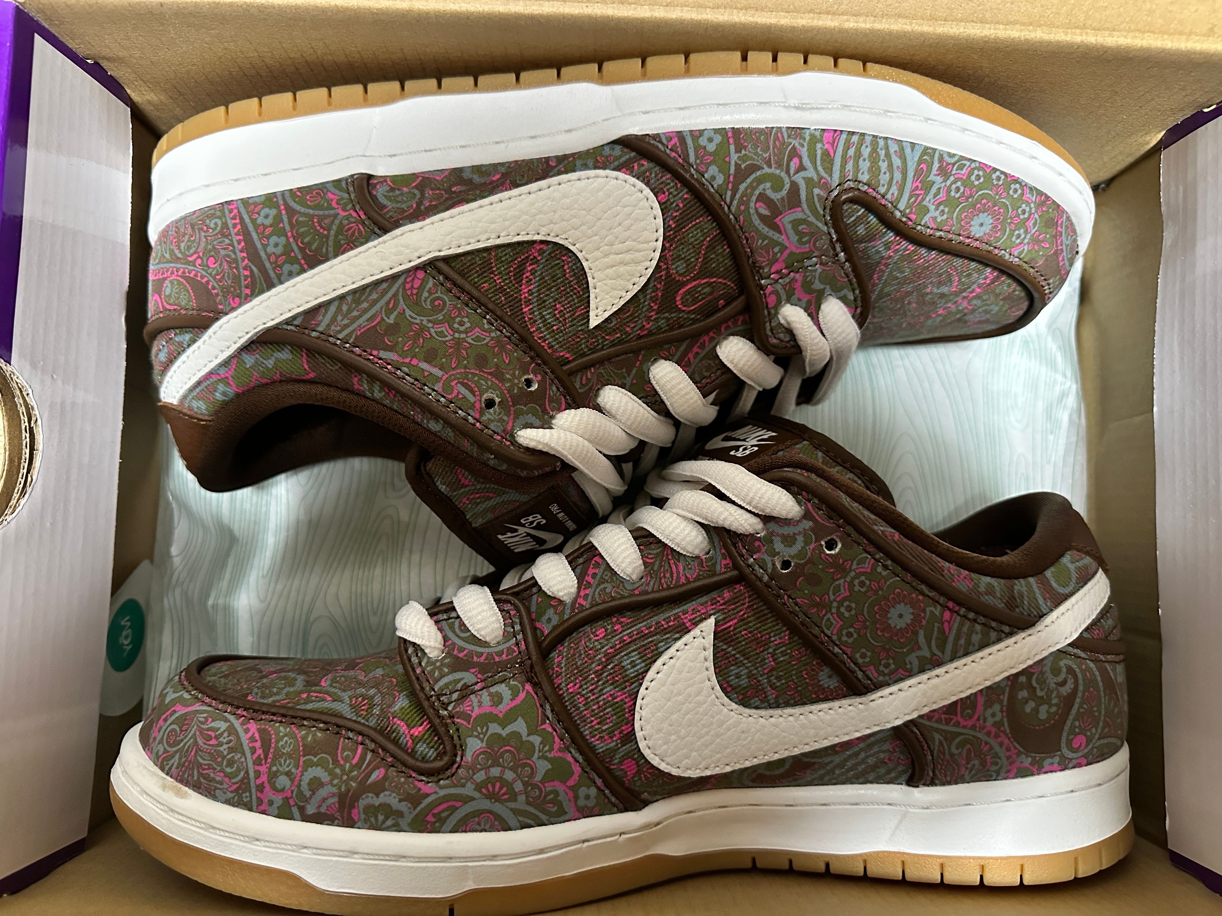 Nike SB Dunk Low PRM "Brown Paisley"