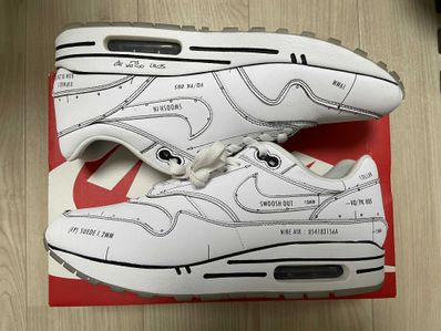 NIKE AIR MAX 1 "TINKER SCHEMATIC WHITE"