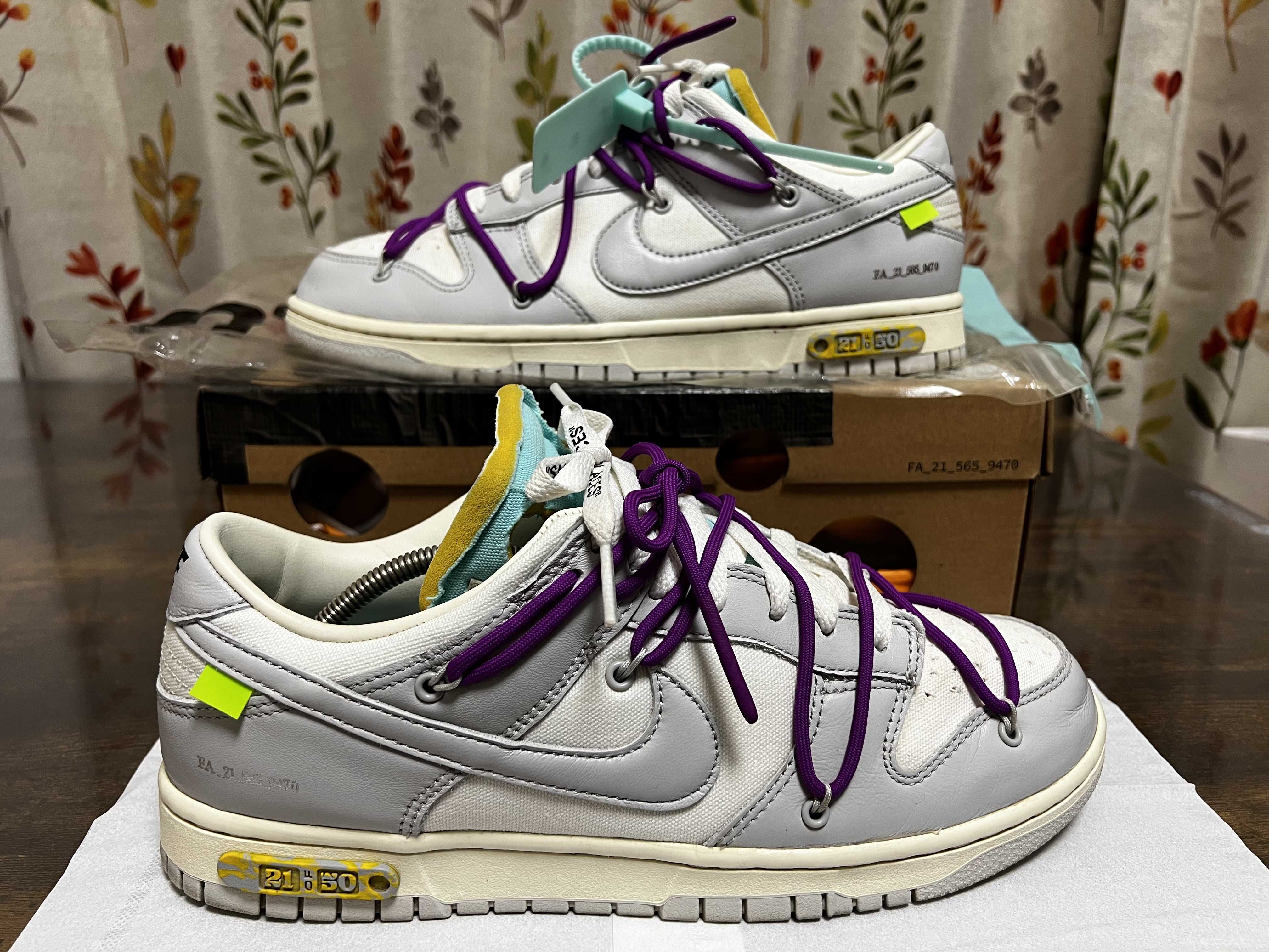 Off-White × Nike Dunk Low 1 of 50 "Lot.21"