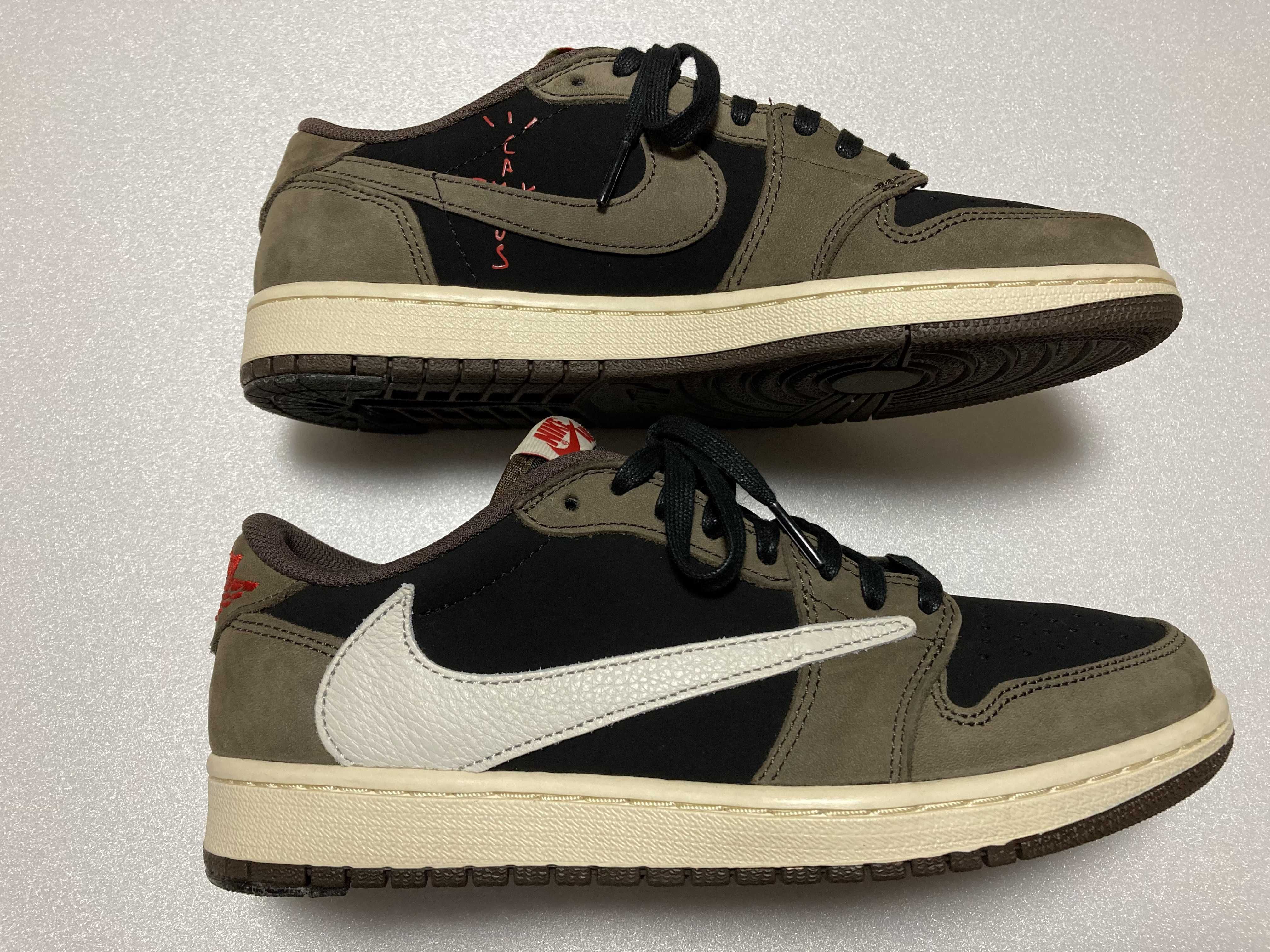 Travis Scott × Nike Air Jordan 1 Low OG SP-T  "Black/Dark Mocha"