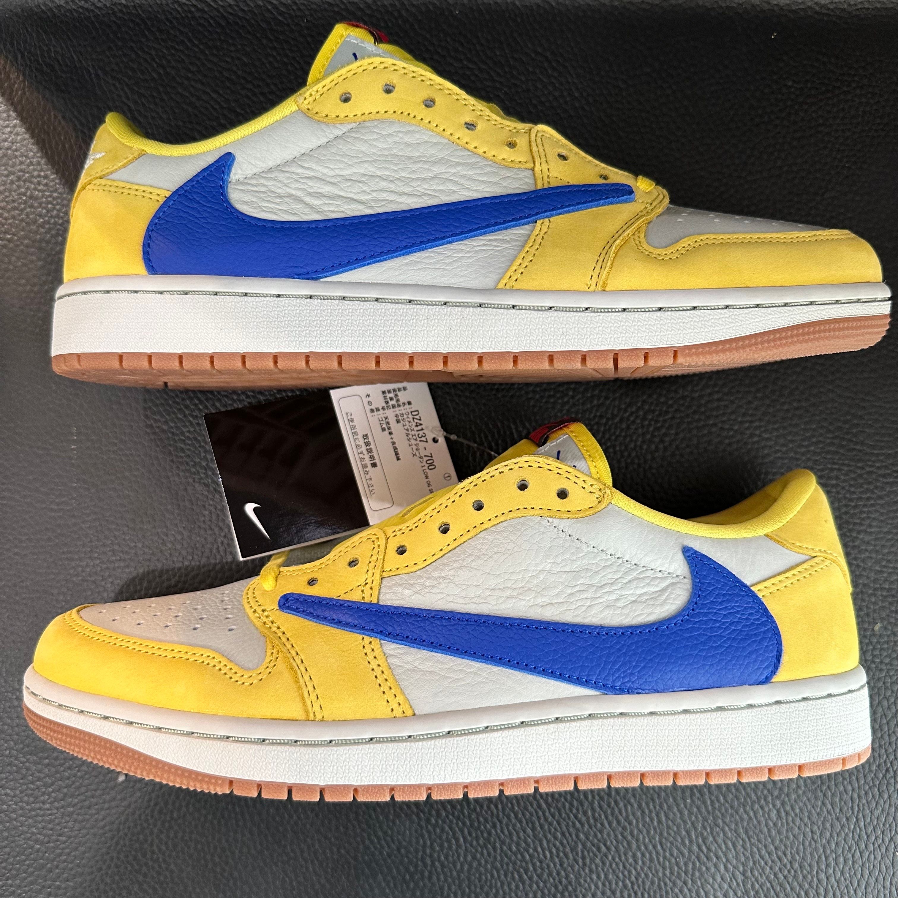 Travis Scott × Nike Women's Air Jordan 1 Retro Low OG "Canary"