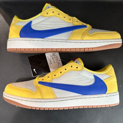 Travis Scott × Nike Women's Air Jordan 1 Retro Low OG "Canary"