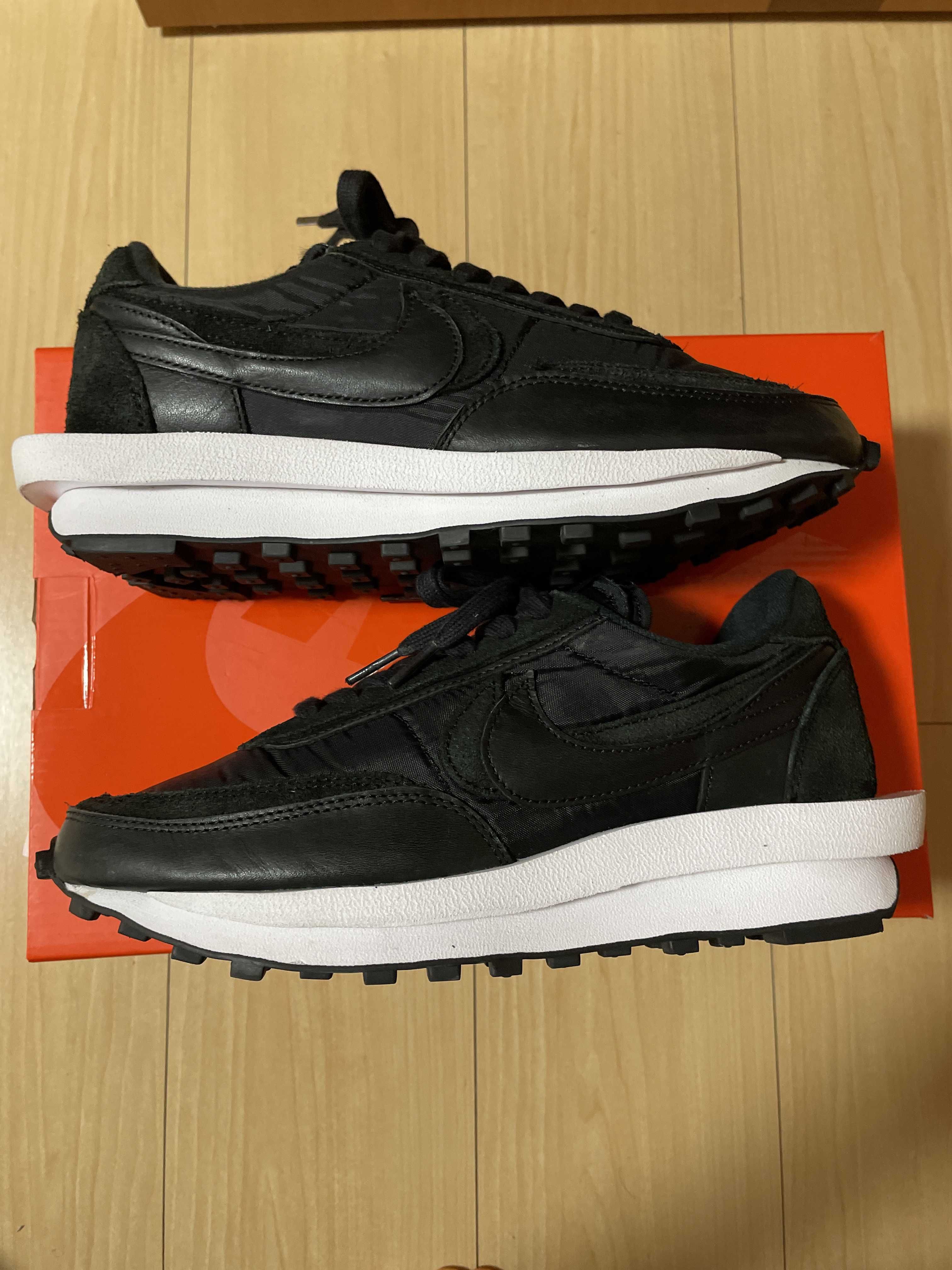sacai × Nike LDV Waffle "Triple Black"