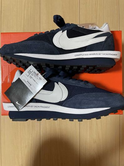 Fragment × sacai × Nike LD Waffle "Blackended Blue"