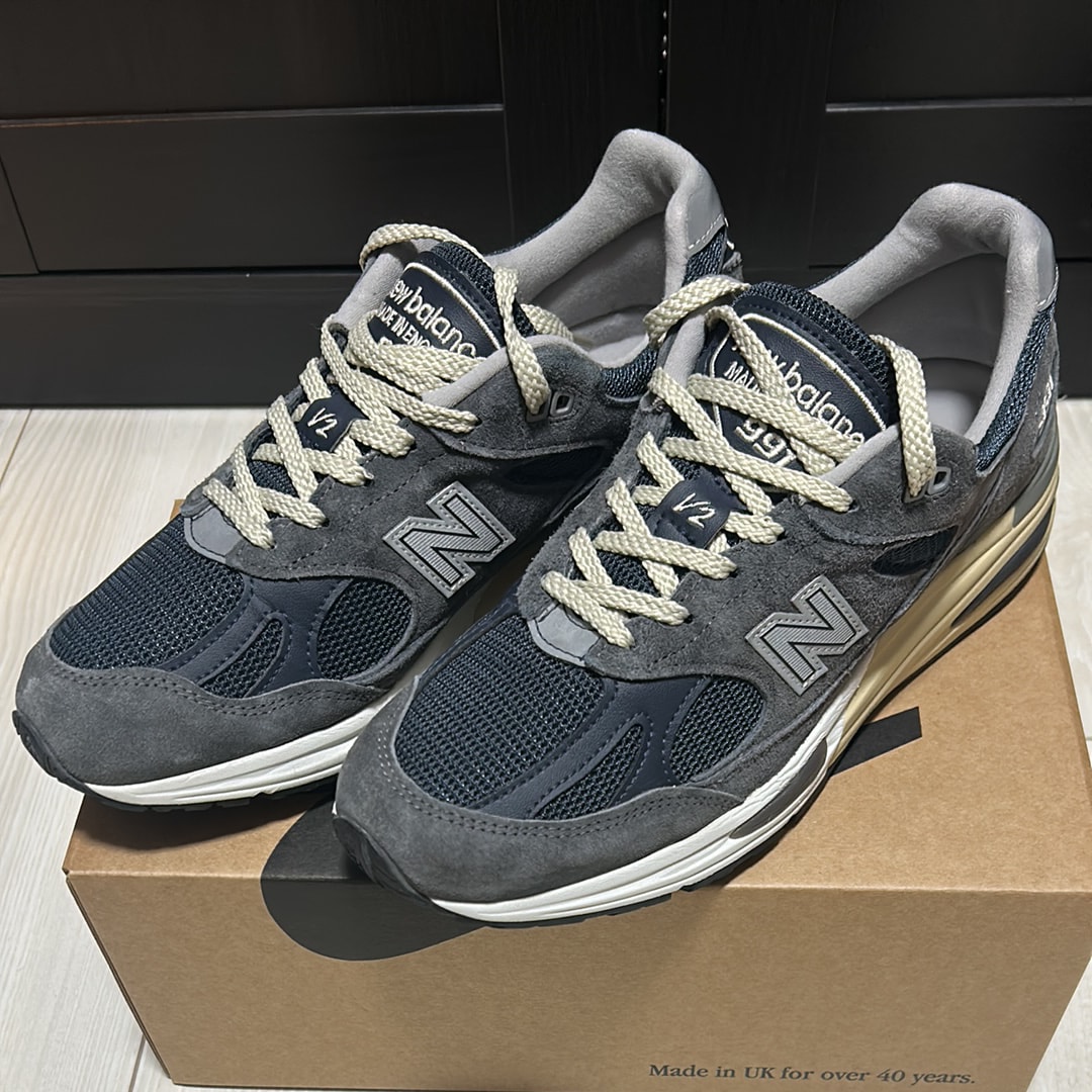 ニューバランス 991V2 "グレー/ネイビー"