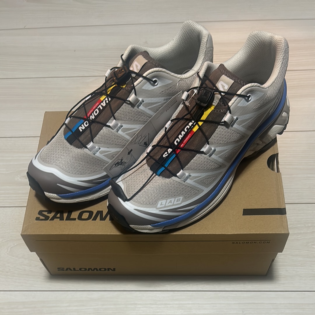 ビューティー&ユース エクスクルーシブ サロモン XT-6 "シルバークラウド/アイアン/ウルトラマリン"