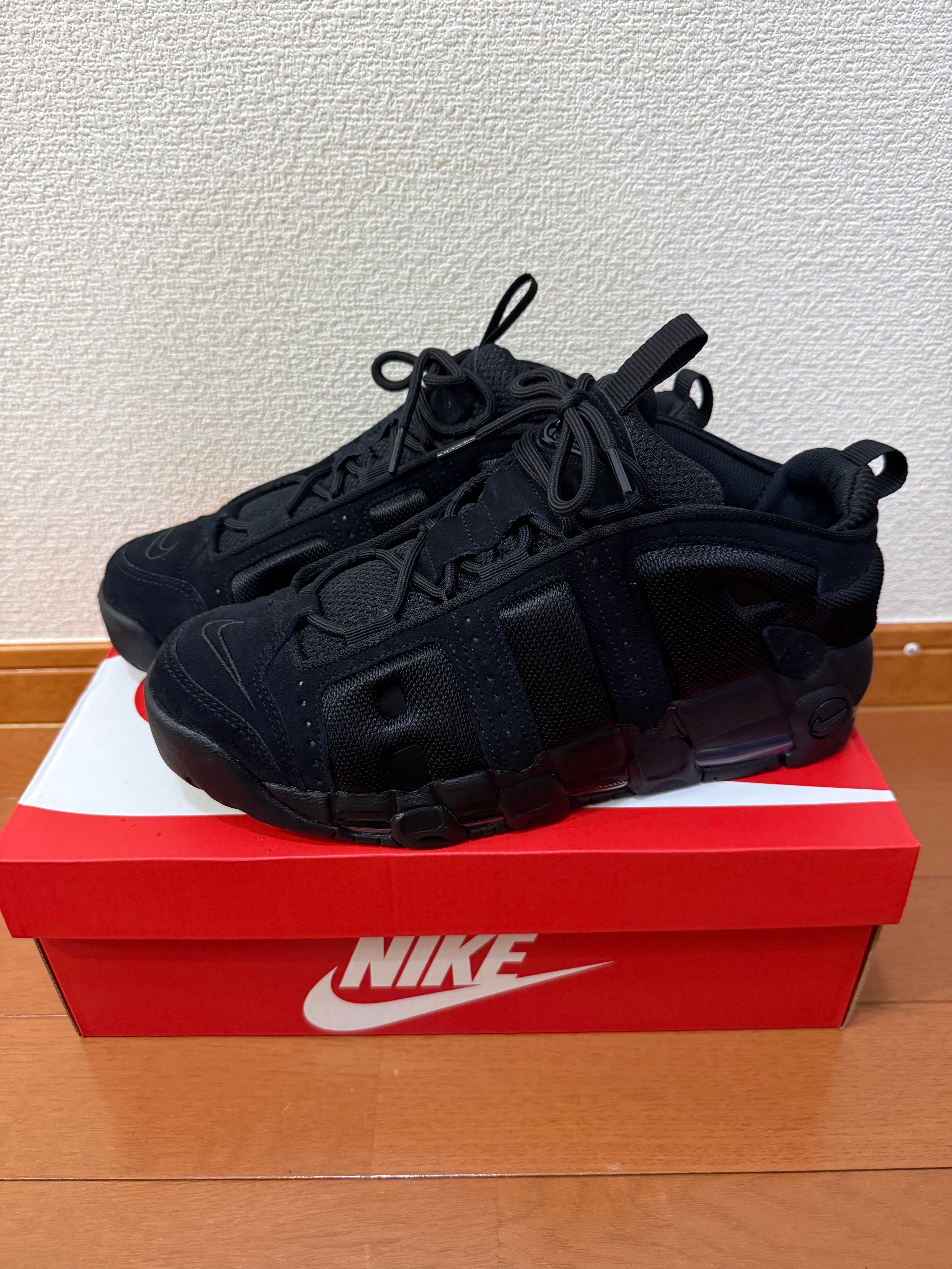 希少 ナイキ エアモアアップテンポ モアテン トリプルブラック26.5cm NIKE公式】ナイキ エア モア アップテンポ 'Triple Black' 2018