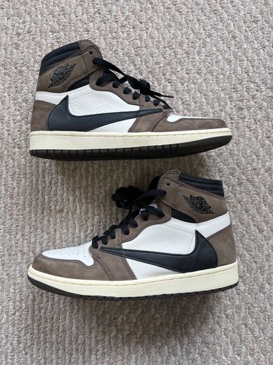 Travis Scott × Nike Air Jordan 1 Retro High OG TS SP "Sail/Dark Mocha"