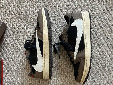 Travis Scott × Nike Air Jordan 1 Low OG SP-T "Black/Dark Mocha"