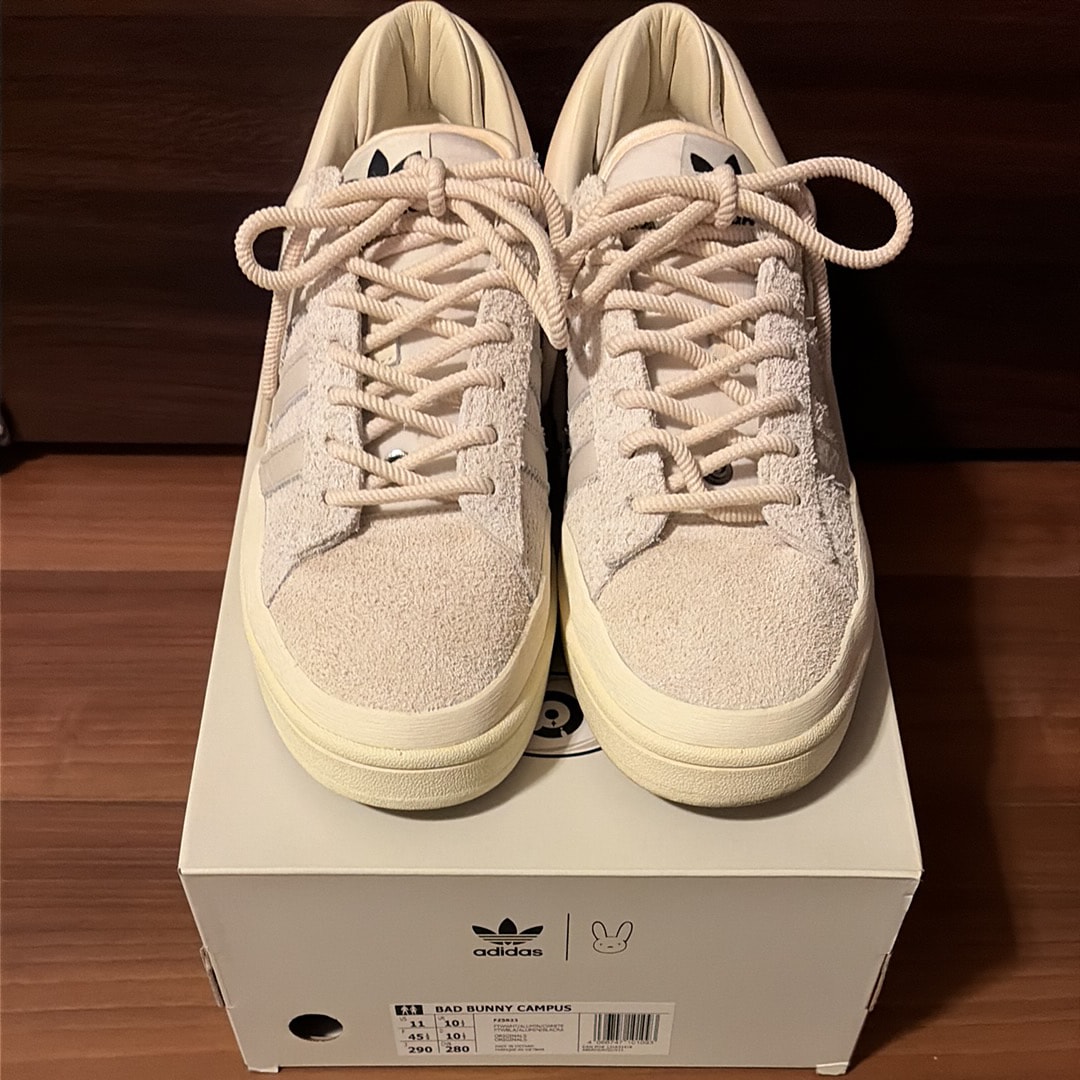 Bad Bunny × adidas Campus "Chalk White"
