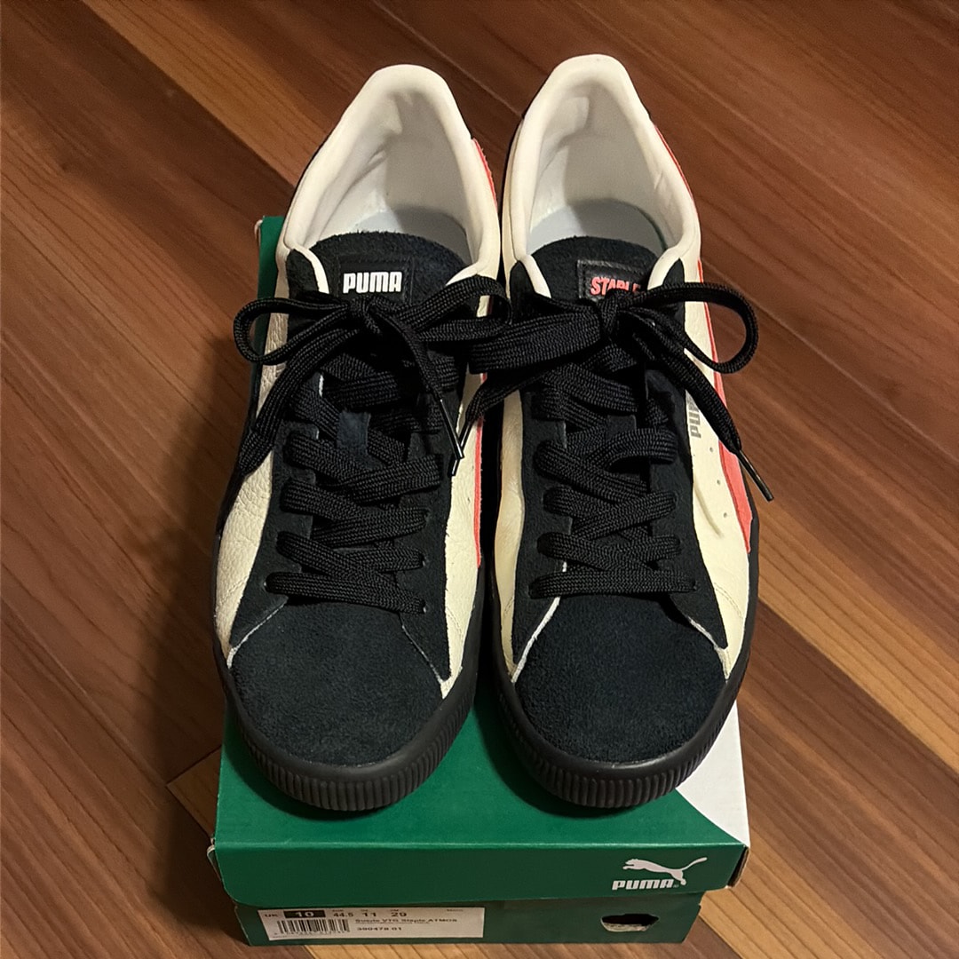 Staple × Atmos × Puma Suede "Beige/Black/Smoke Pink"