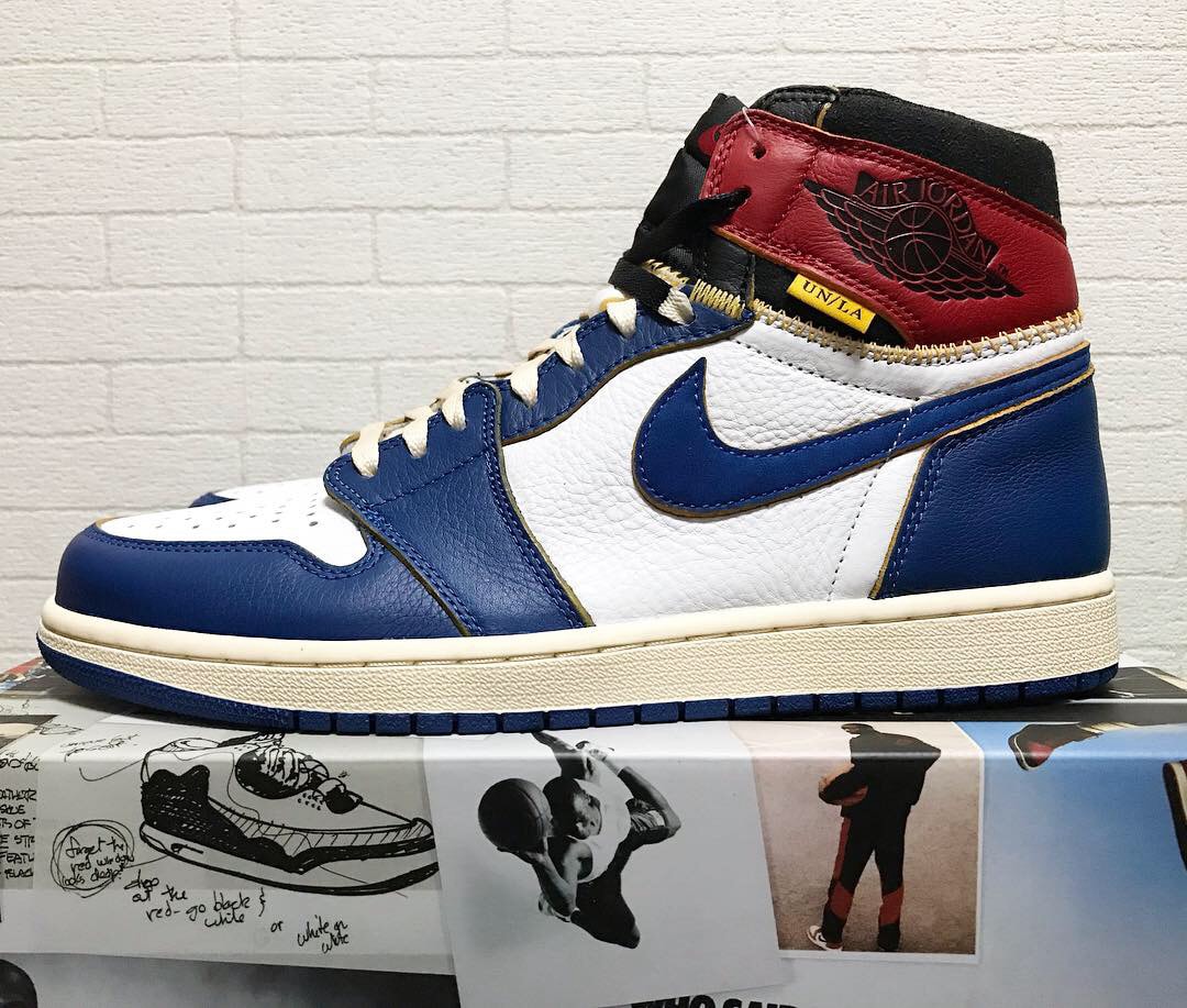 UNION × Nike Air Jordan 1 Retro High OG NRG "Storm Blue/Varsity Red"